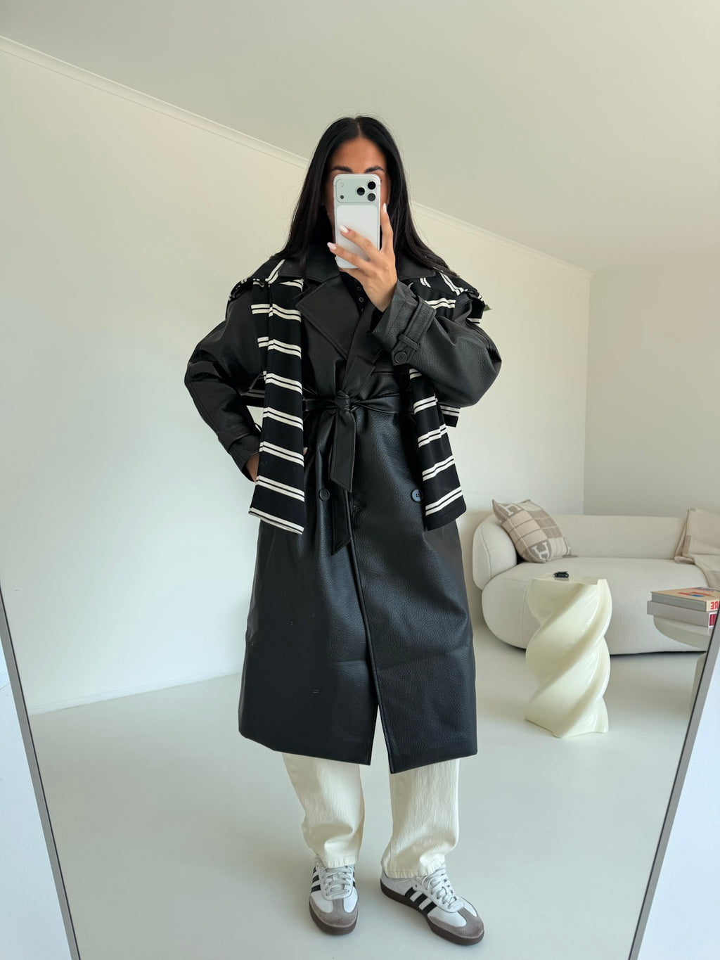 8846-TRENCH ROXY NERO