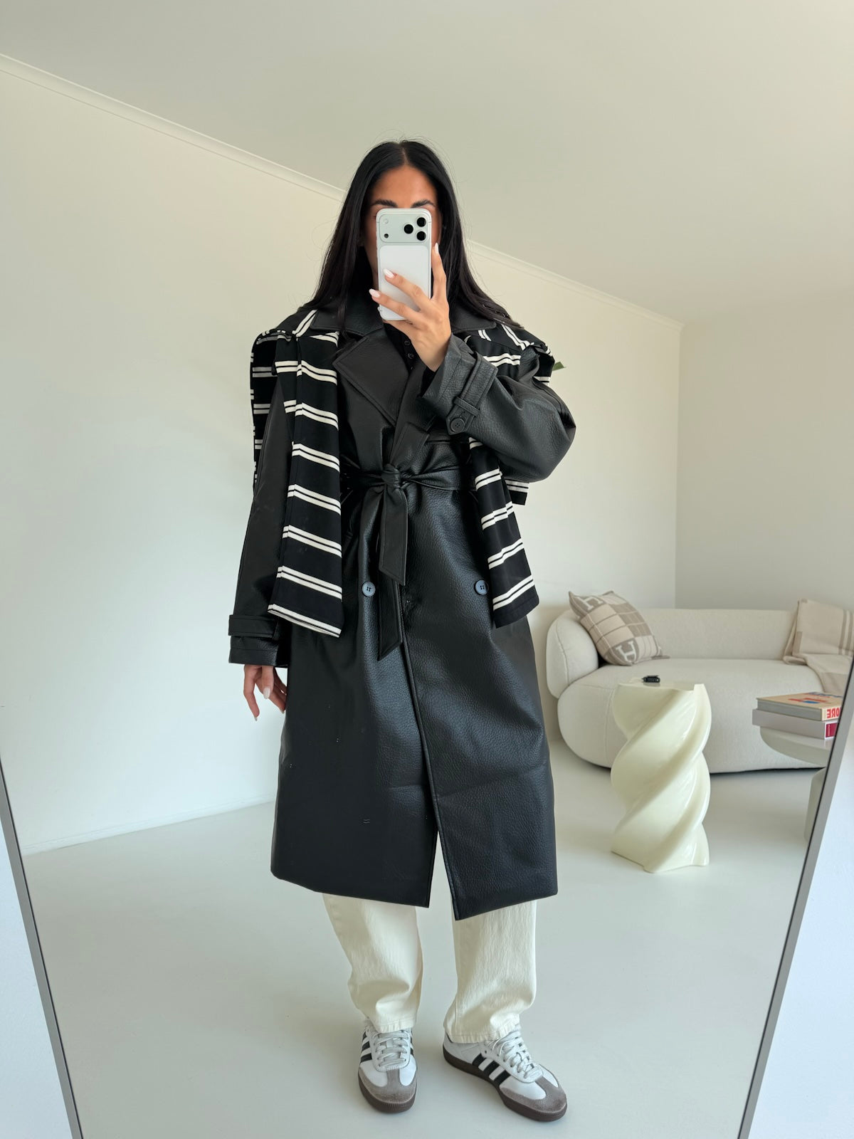 8846-TRENCH ROXY NERO