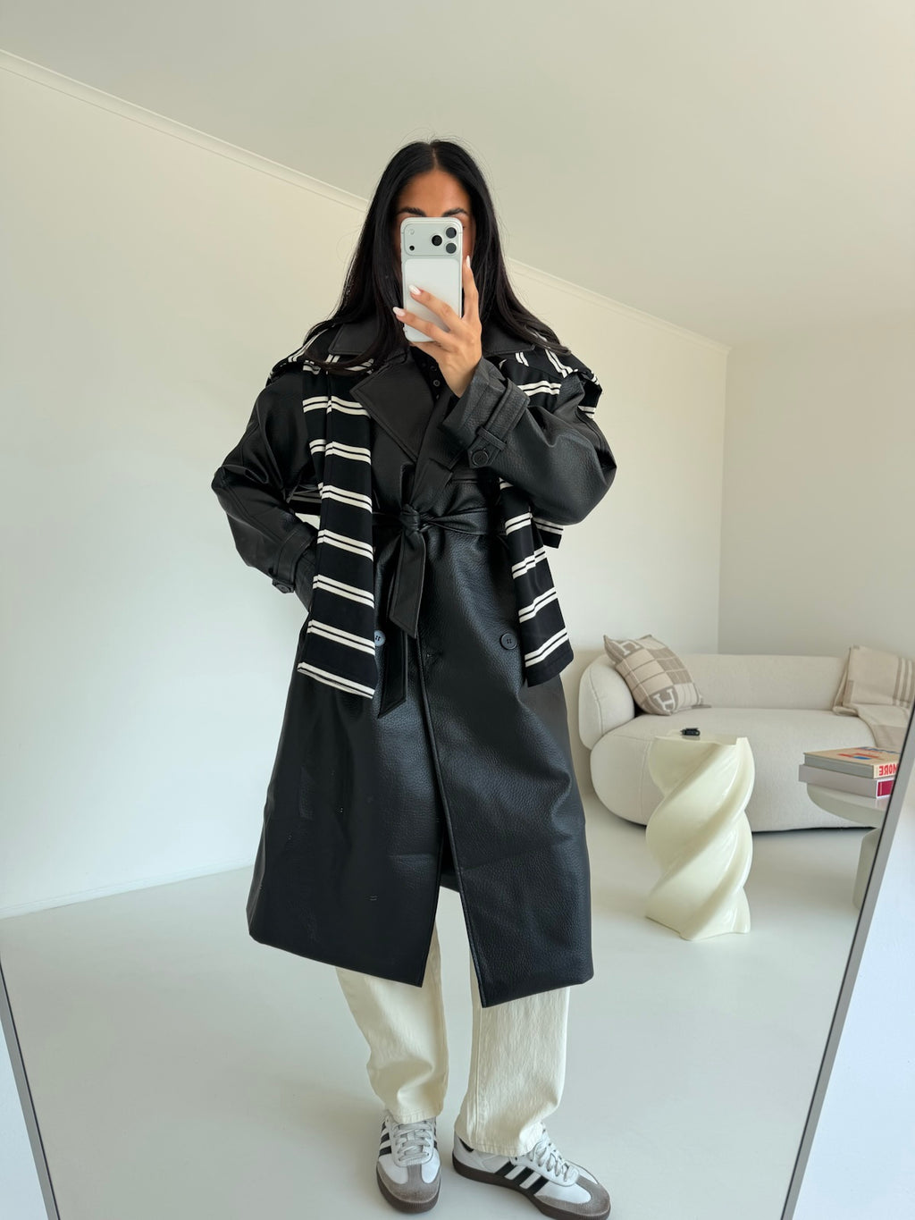 8846-TRENCH ROXY NERO