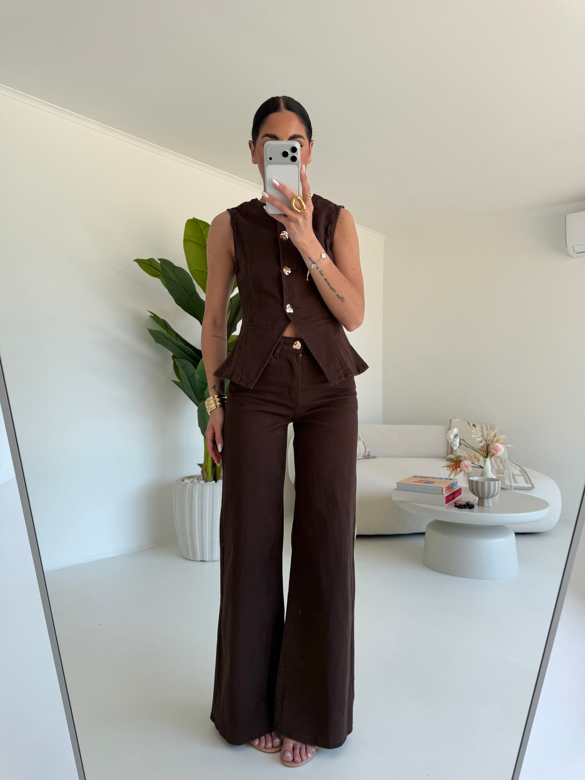 YX1086-1-COORDINATO COUNTRY CHOCO