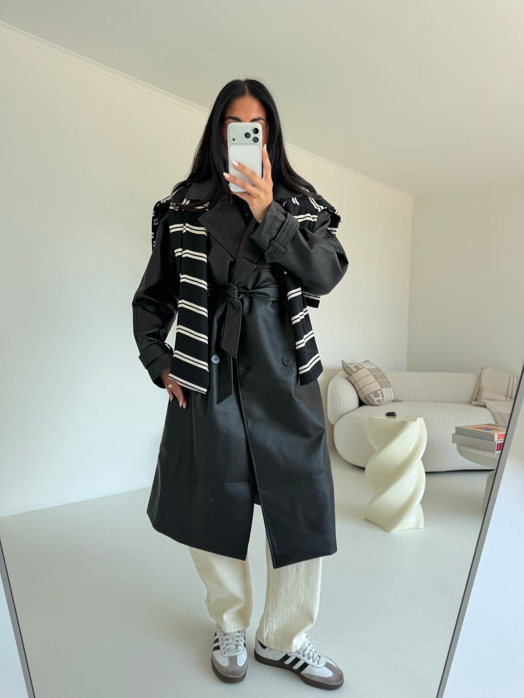 8846-TRENCH ROXY NERO