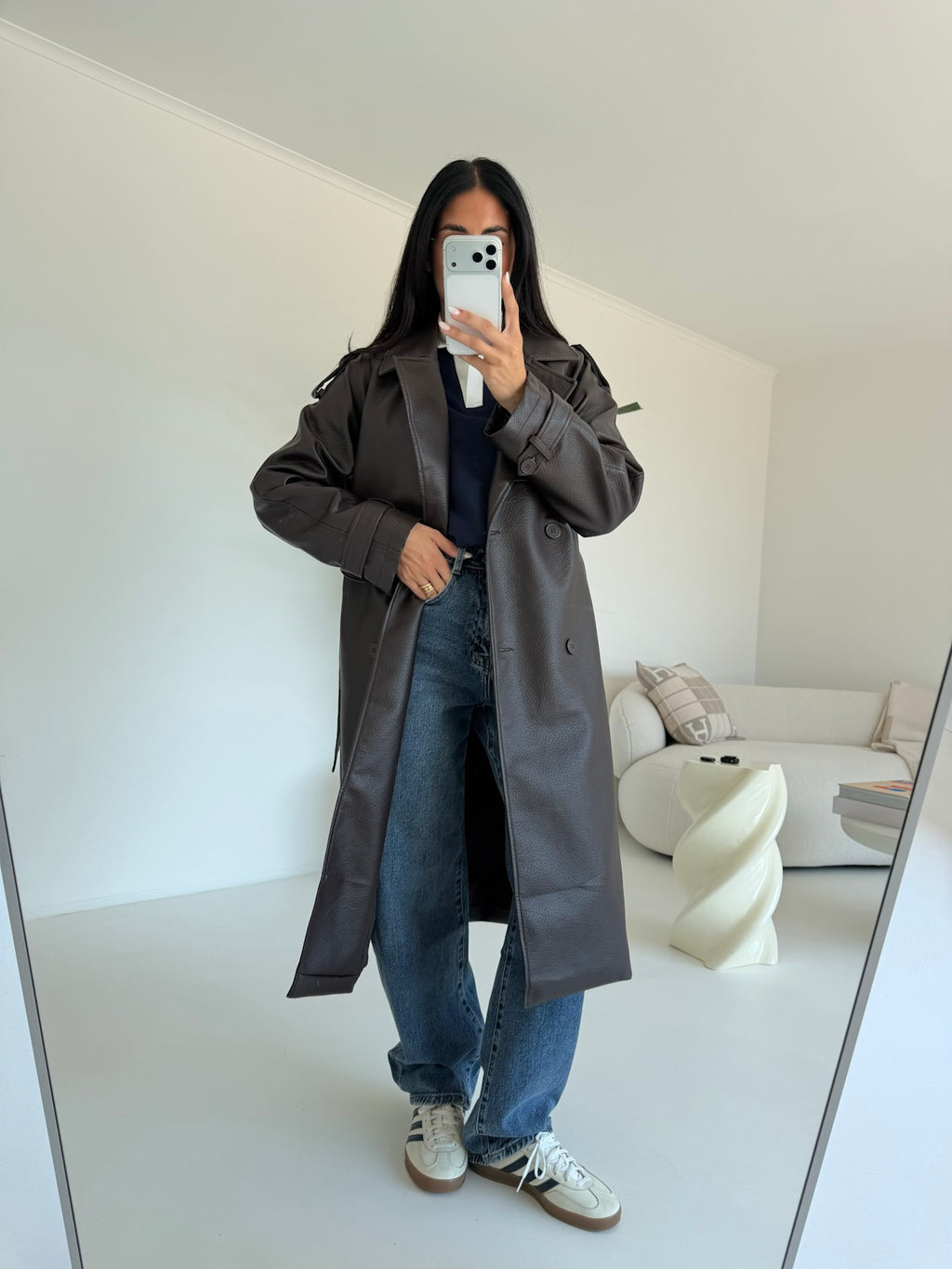 8846-TRENCH ROXY CHOCO