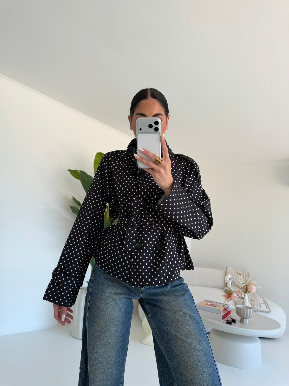 MINI TRENCH POIS NERO