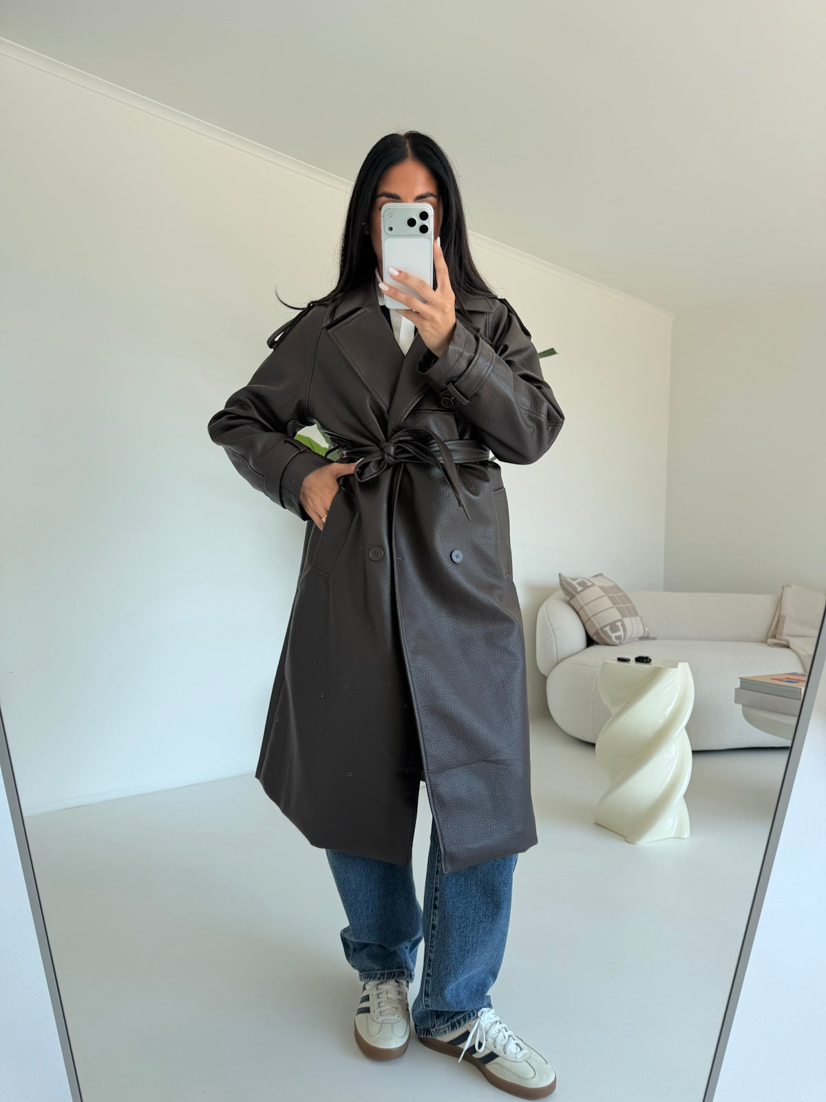 8846-TRENCH ROXY CHOCO