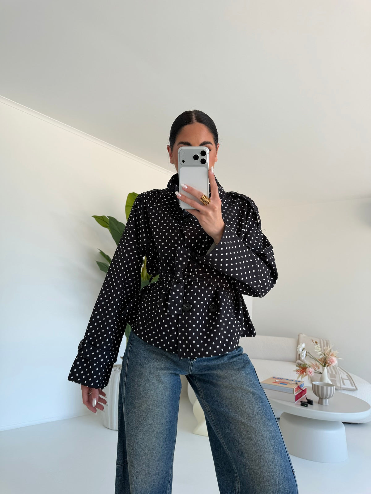 MINI TRENCH POIS NERO