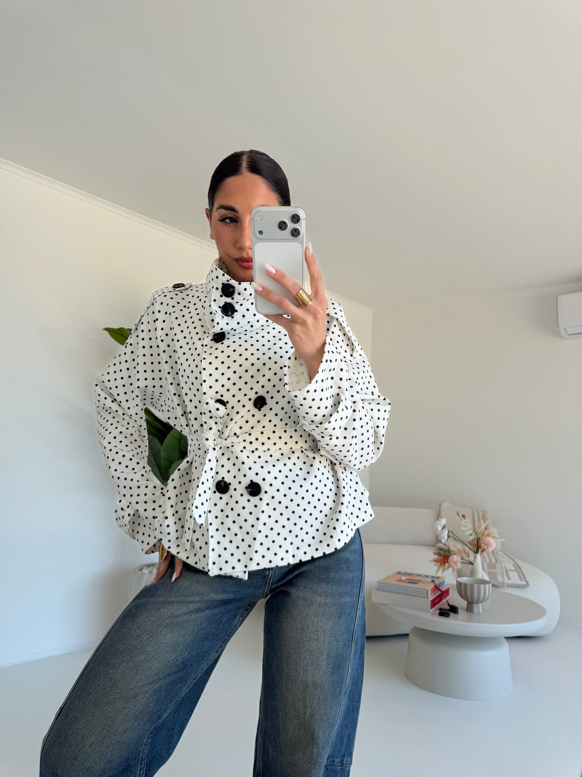 MINI TRENCH POIS MILK
