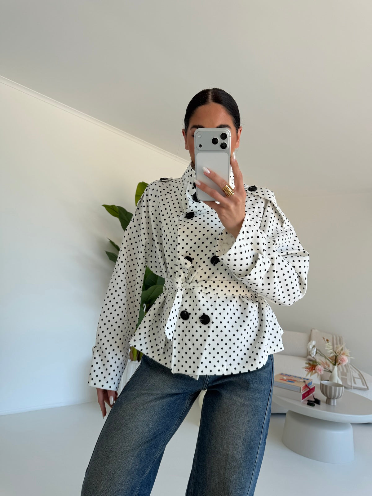 MINI TRENCH POIS MILK