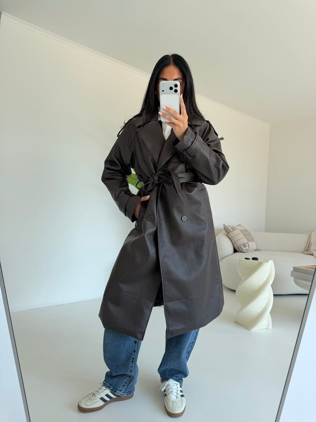 8846-TRENCH ROXY CHOCO