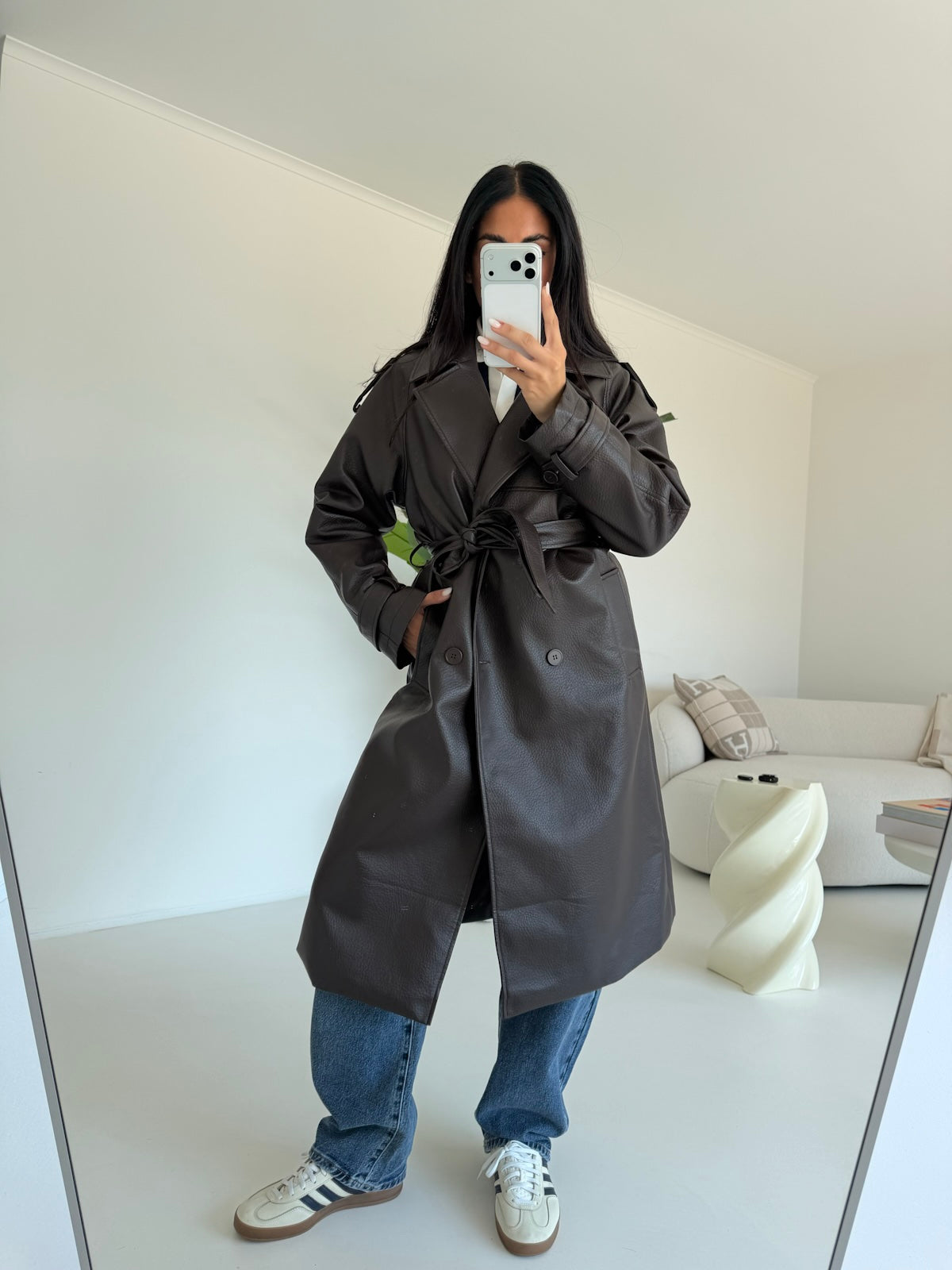 8846-TRENCH ROXY CHOCO