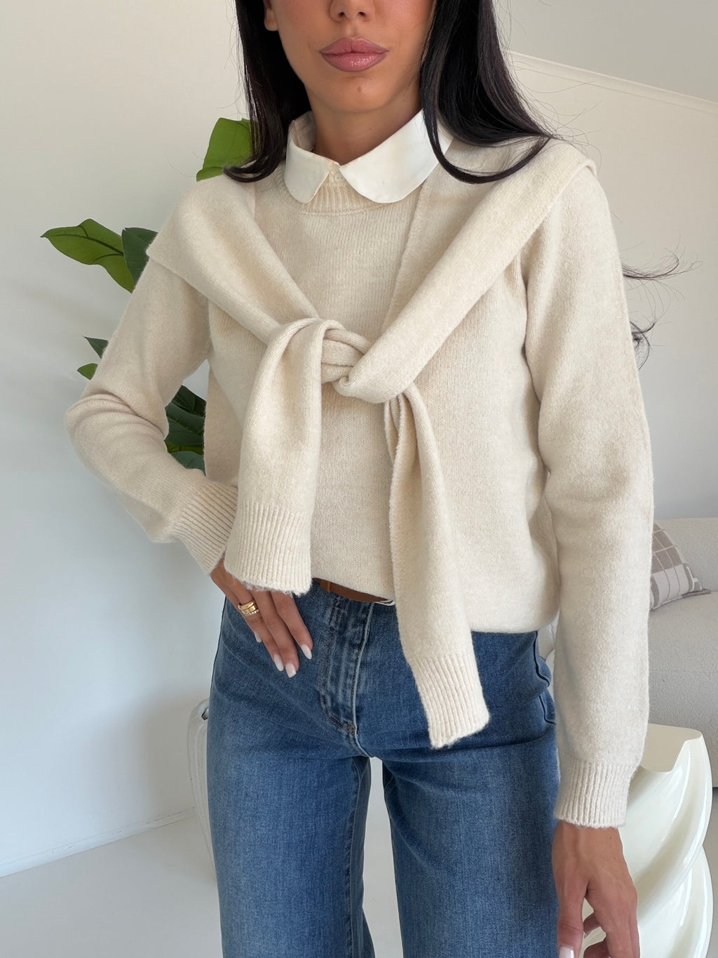 Y06091-PULL+COPRI SPALLE BURRO