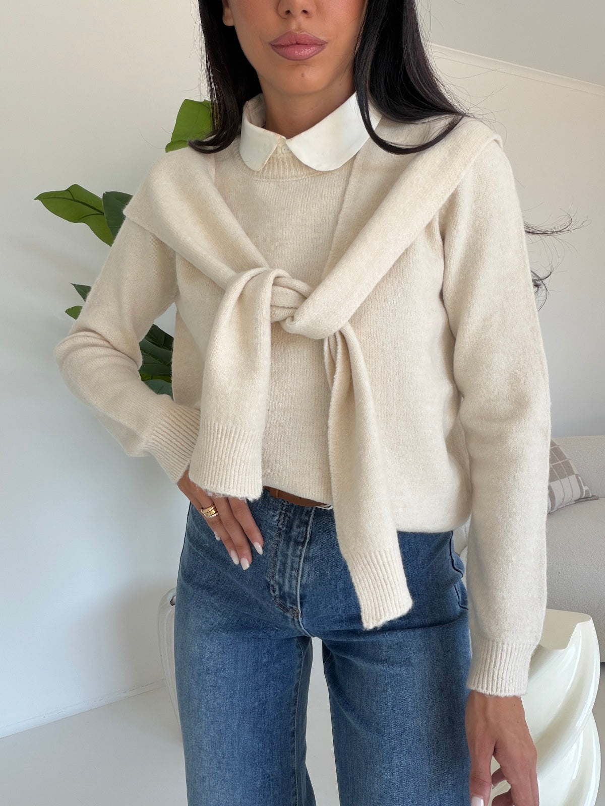 Y06091-PULL+COPRI SPALLE BURRO
