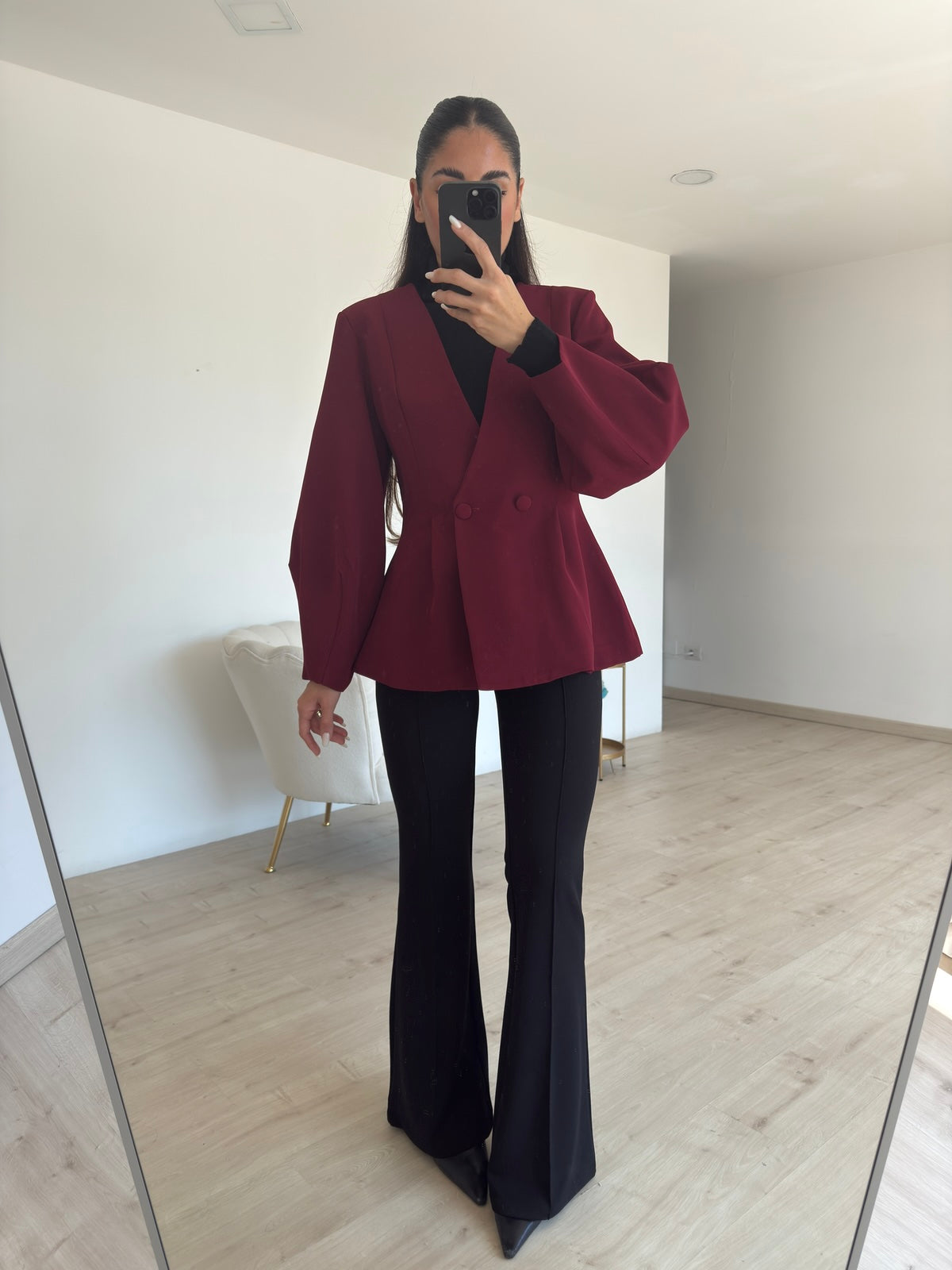 7069-PANTALONE VIVIEN NERO