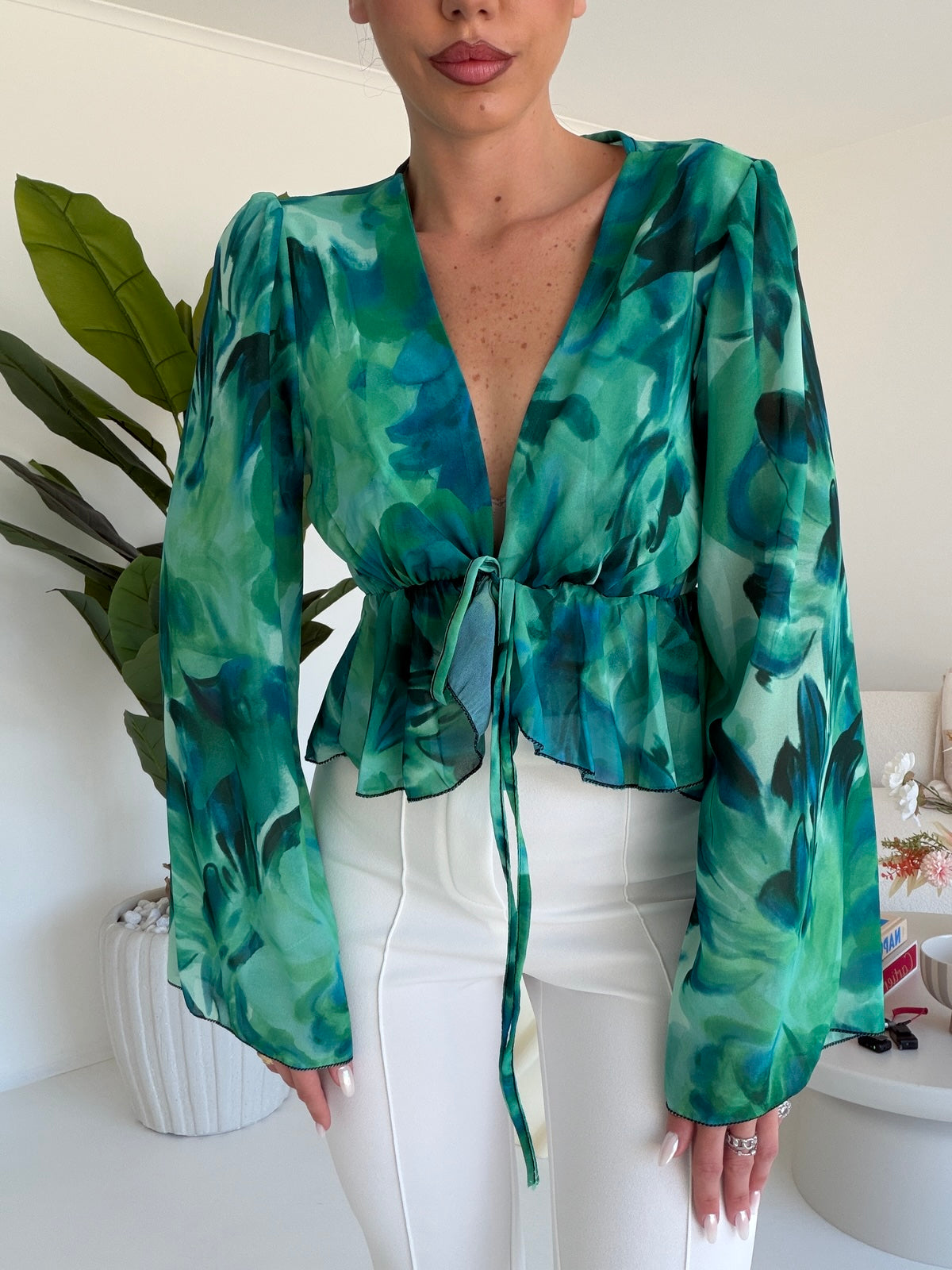 29073-BLUSA FLOWER OTTANIO