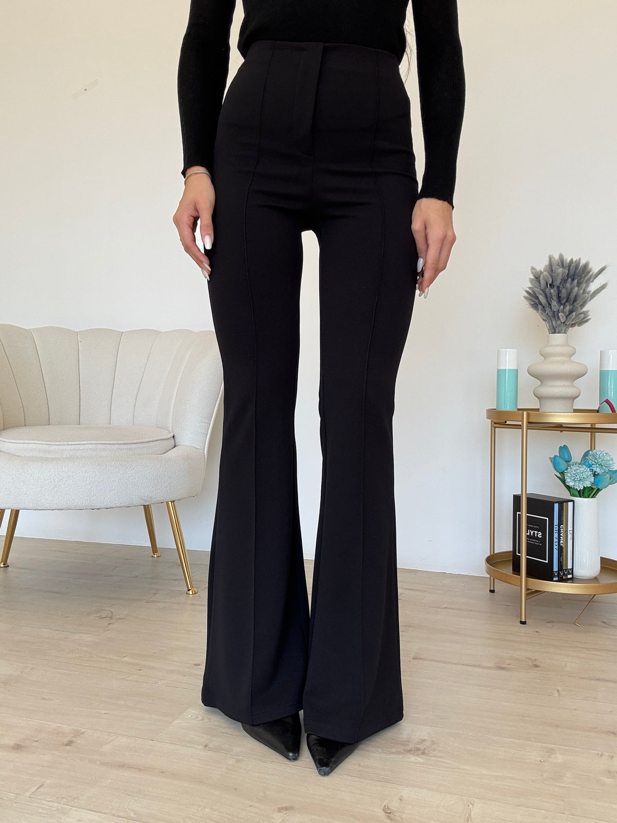 7069-PANTALONE VIVIEN NERO