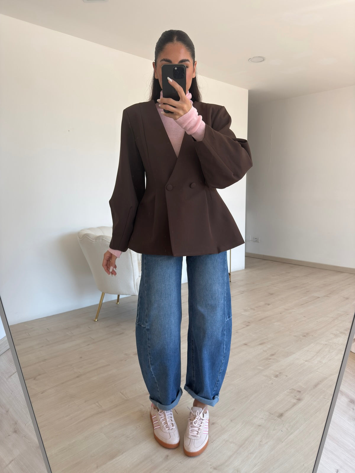 ST3013-2-JEANS SLOUCHY CROP