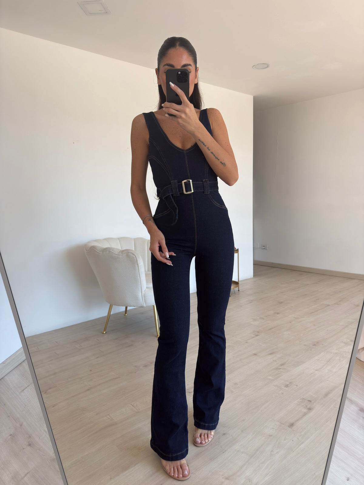 MI2555-JUMPSUIT IN DENIM