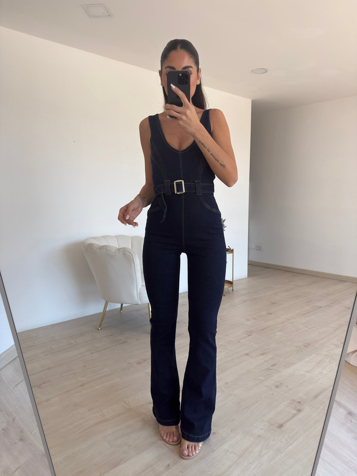 MI2555-JUMPSUIT IN DENIM
