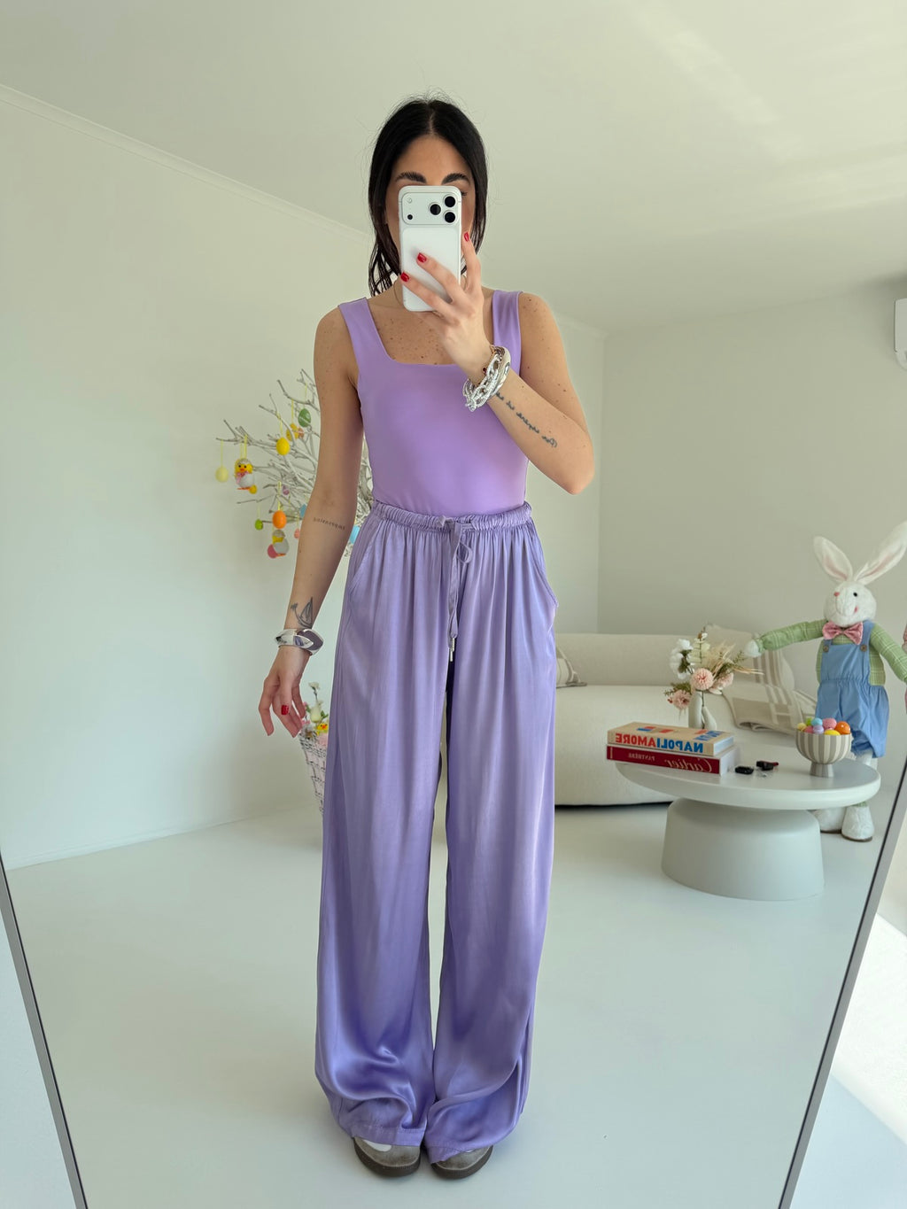 BODY SCOLLO QUADRATO LILLA