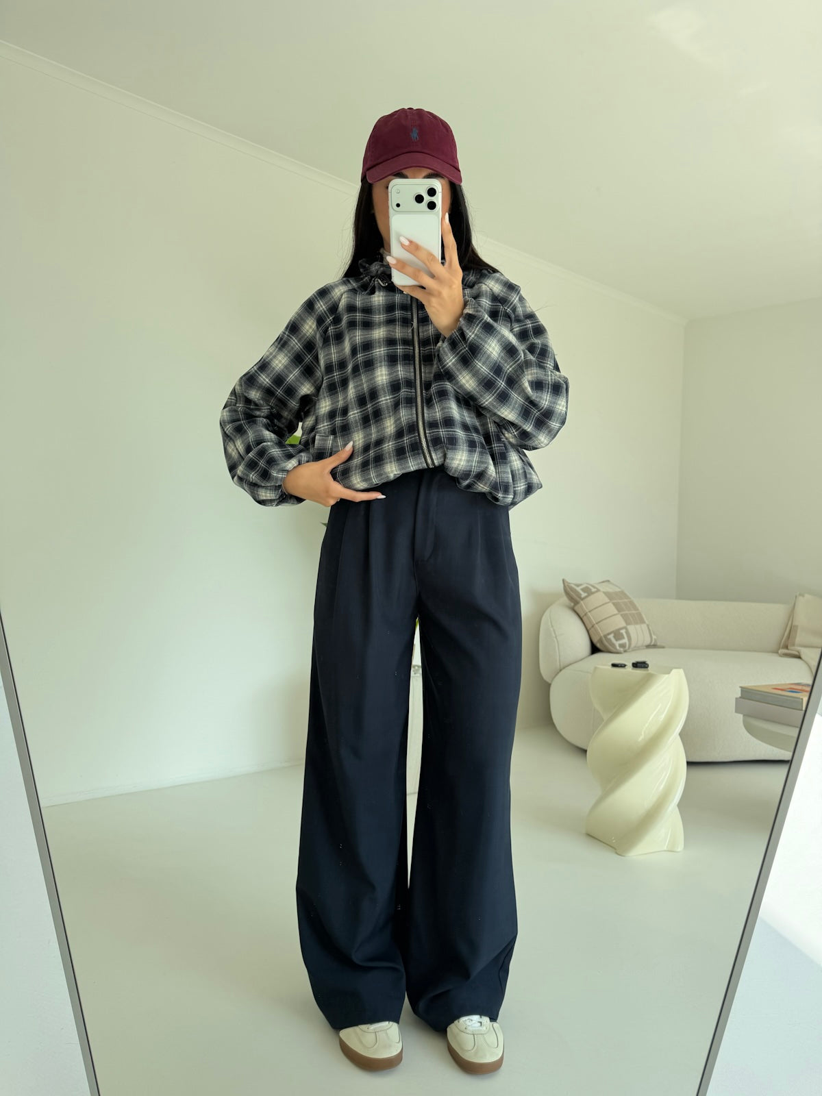 NEW PANTALONE PALAZZO NAVY