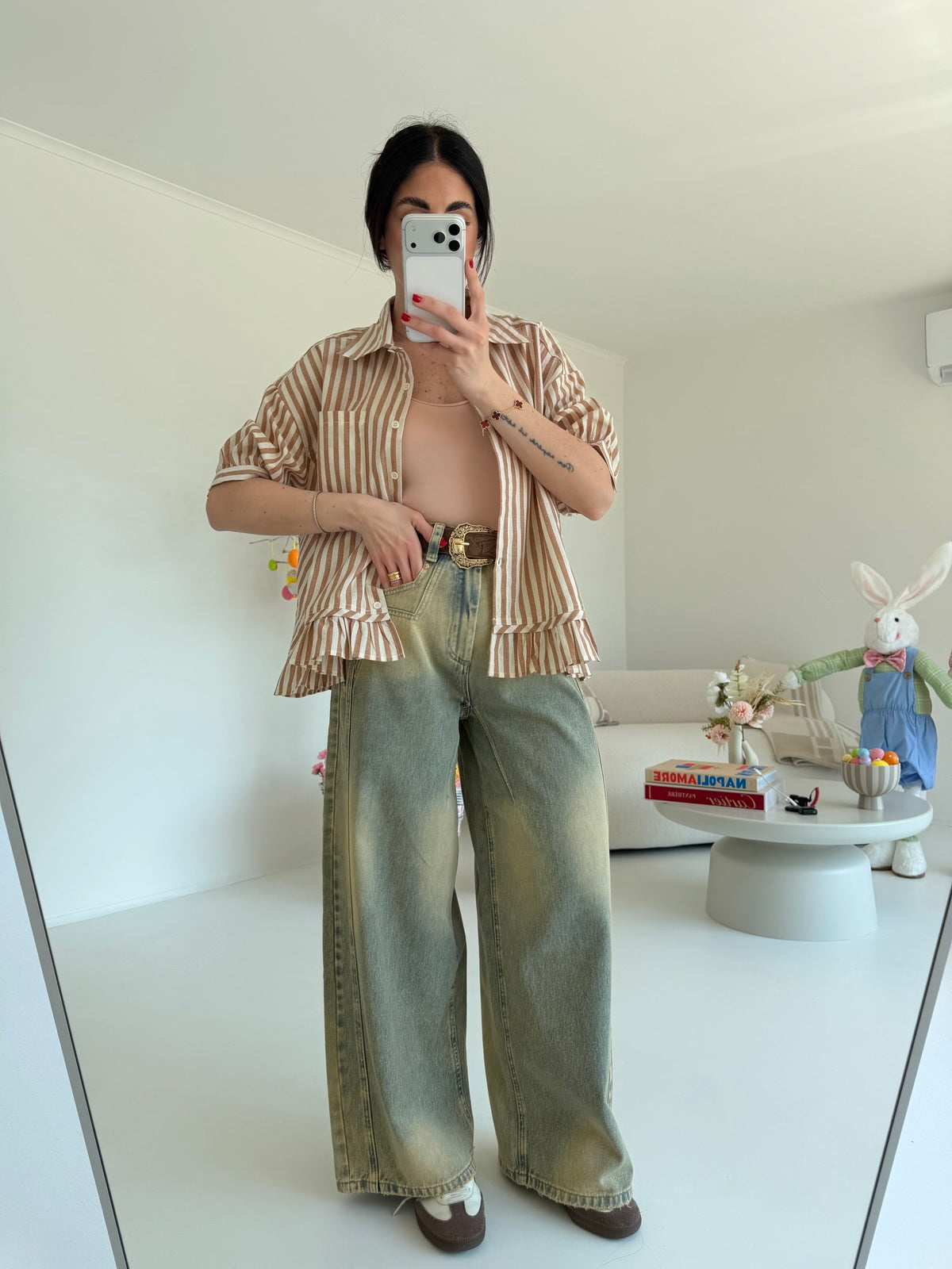 H5332-JEANS GAMBA MORBIDA HAPPY