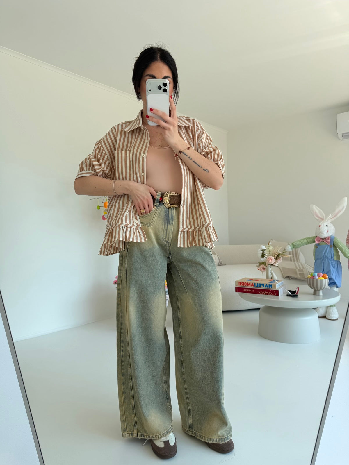 H5332-JEANS GAMBA MORBIDA HAPPY