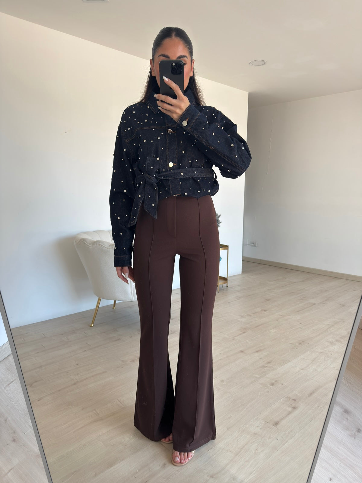 7069-PANTALONE VIVIEN CHOCO