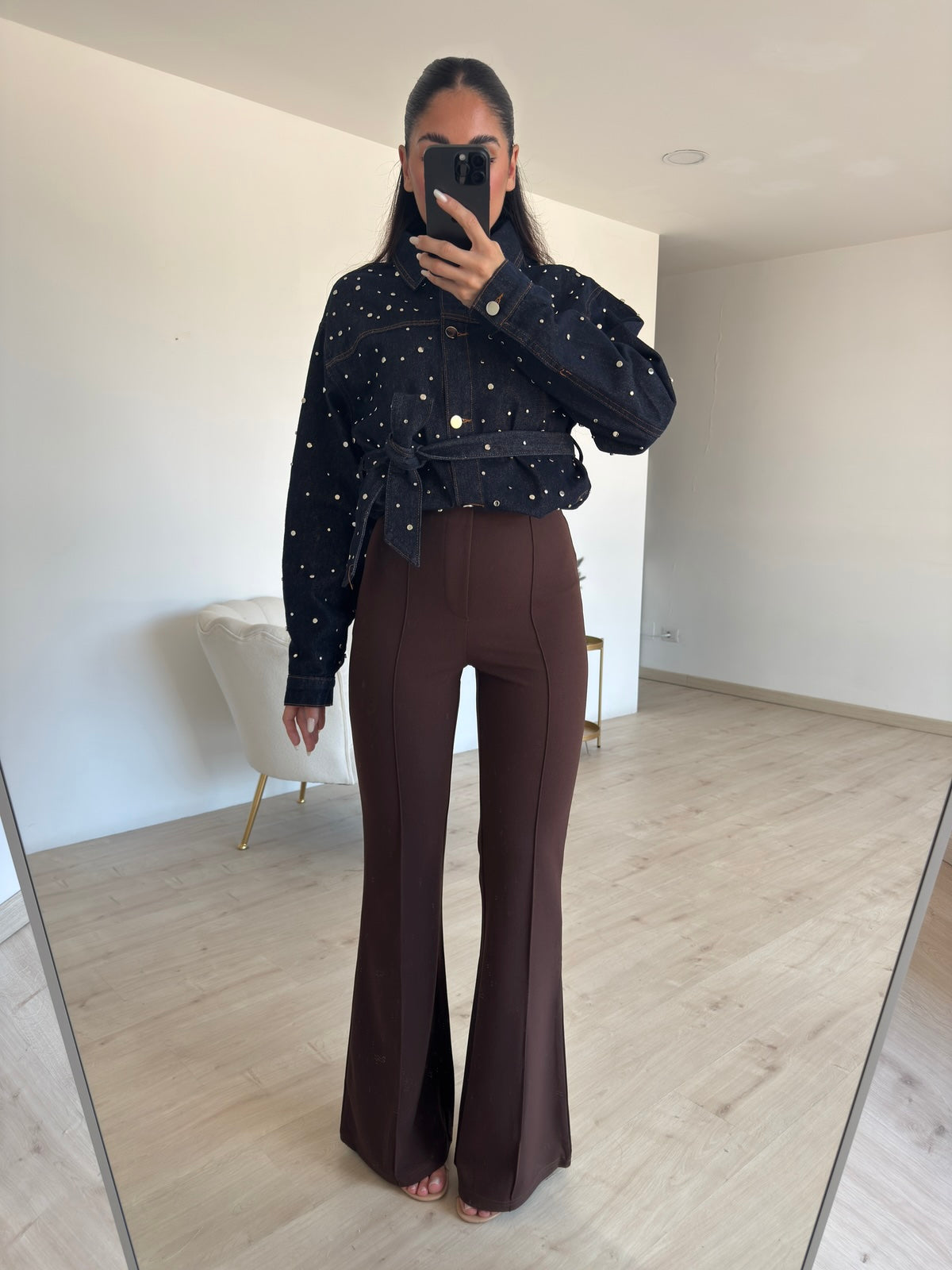 7069-PANTALONE VIVIEN CHOCO