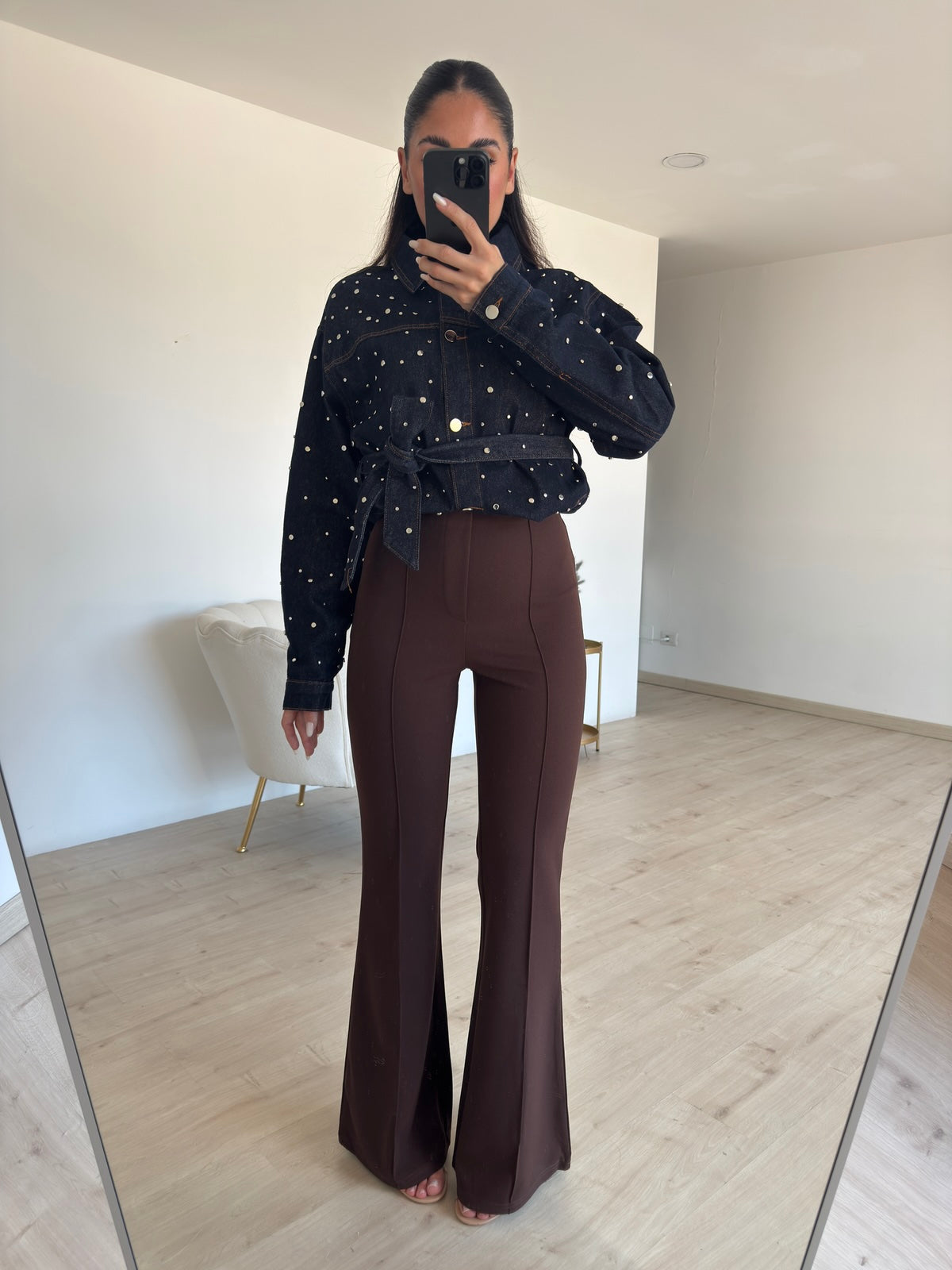 7069-PANTALONE VIVIEN CHOCO