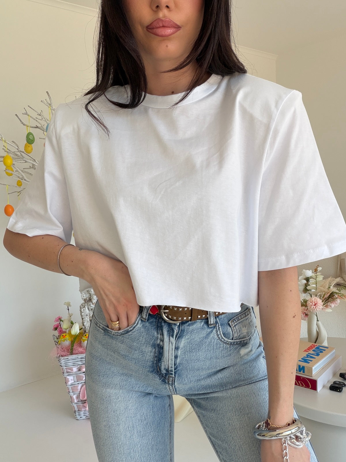JW1906-T-SHIRT CROP MILK