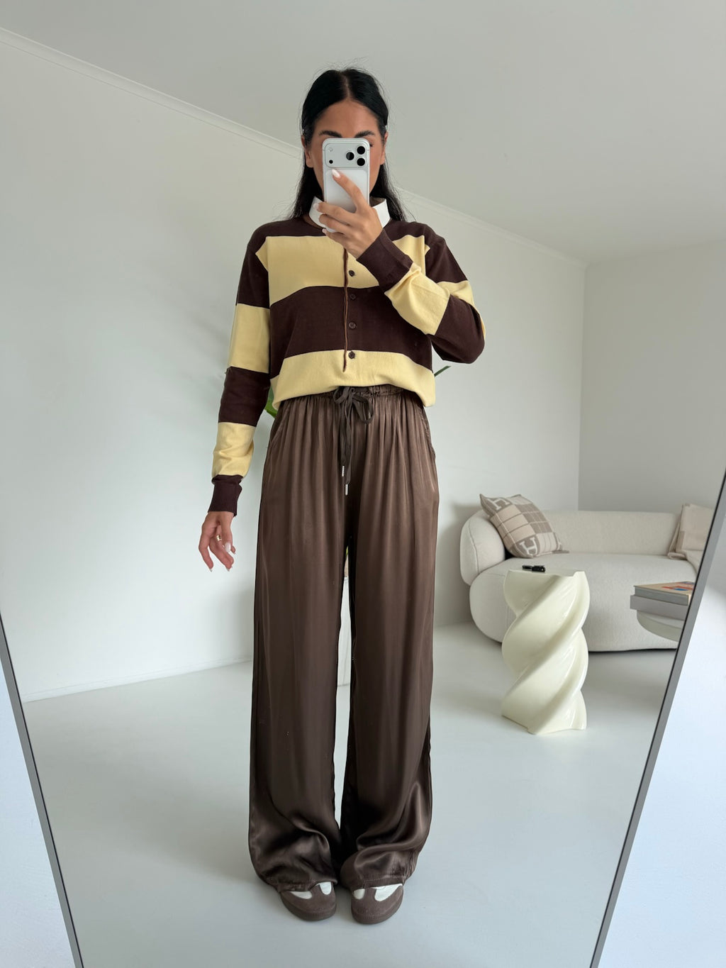 HG69450-PULL RIGHE CHOCO