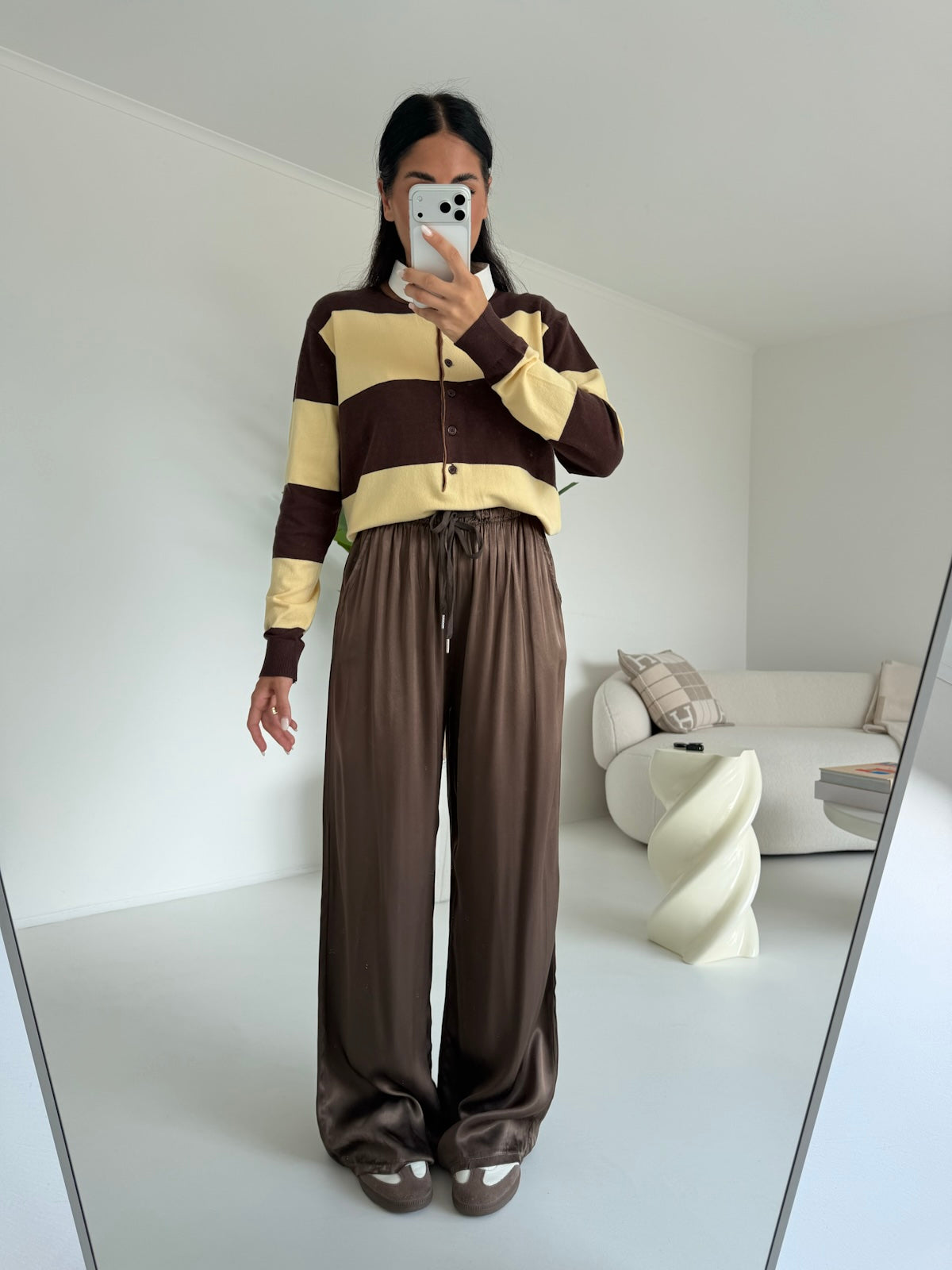 HG69450-PULL RIGHE CHOCO