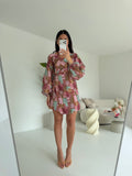 MINI ABITO TROPICAL PINK