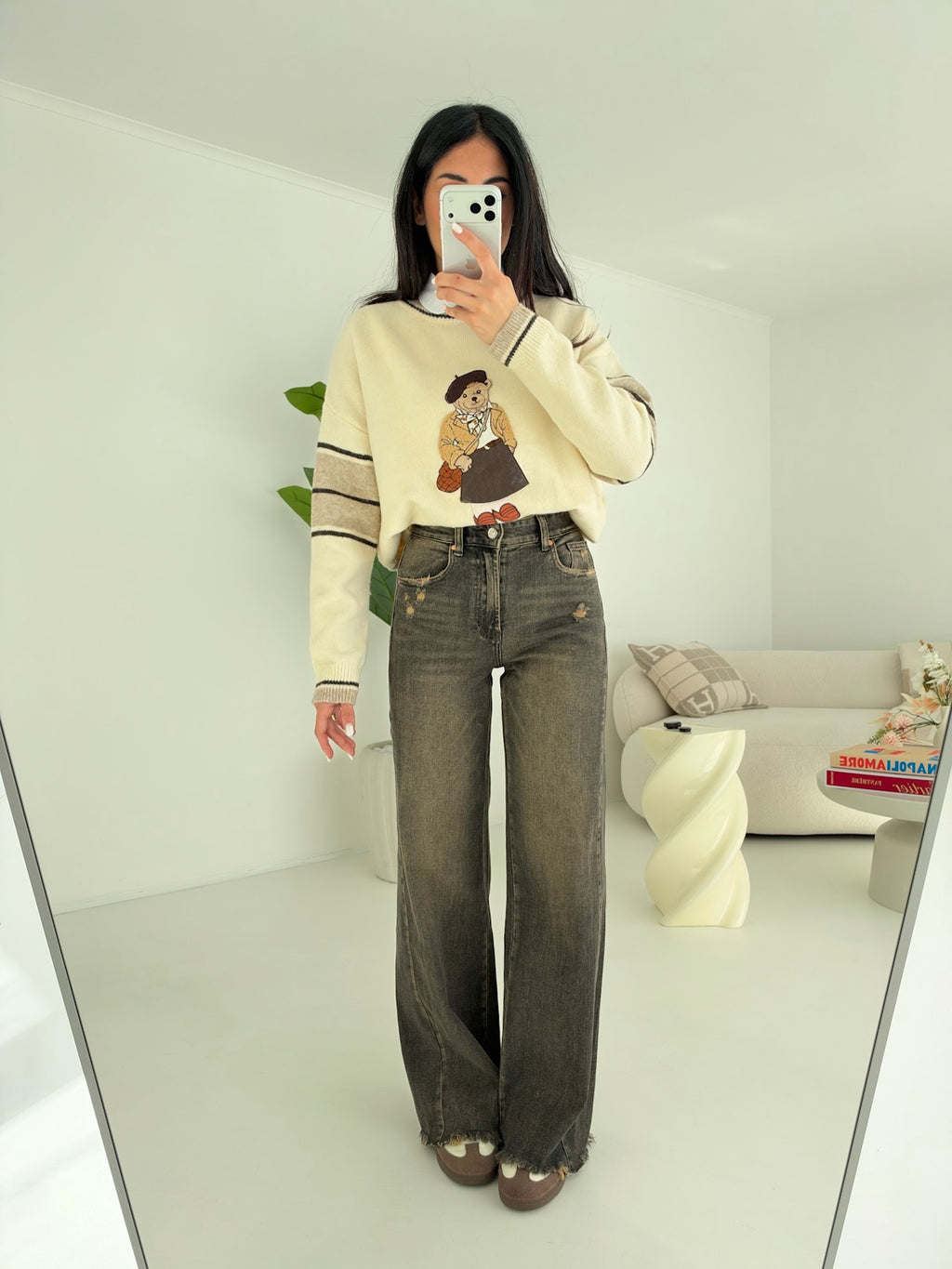 H5812-JEANS PALAZZO ZOE