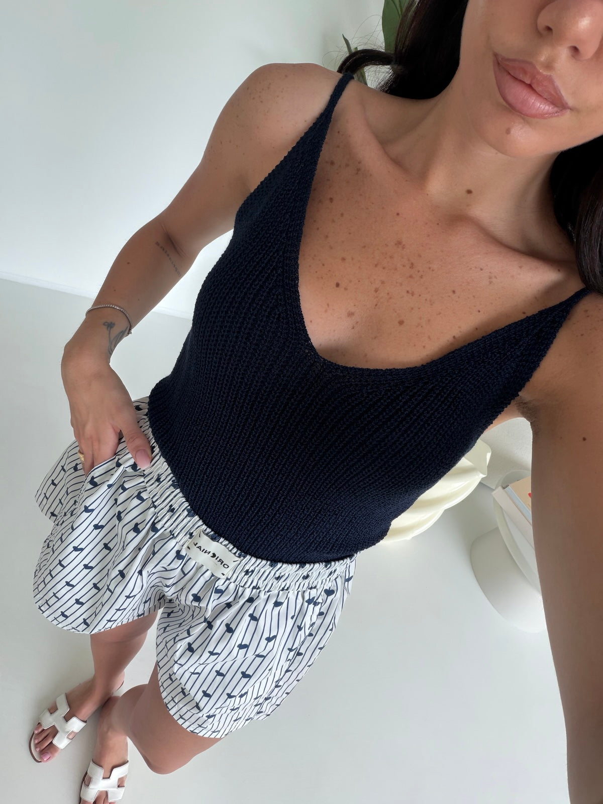 TOP IN FILO NAVY