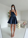 MINI ABITO EFFETTO DENIM