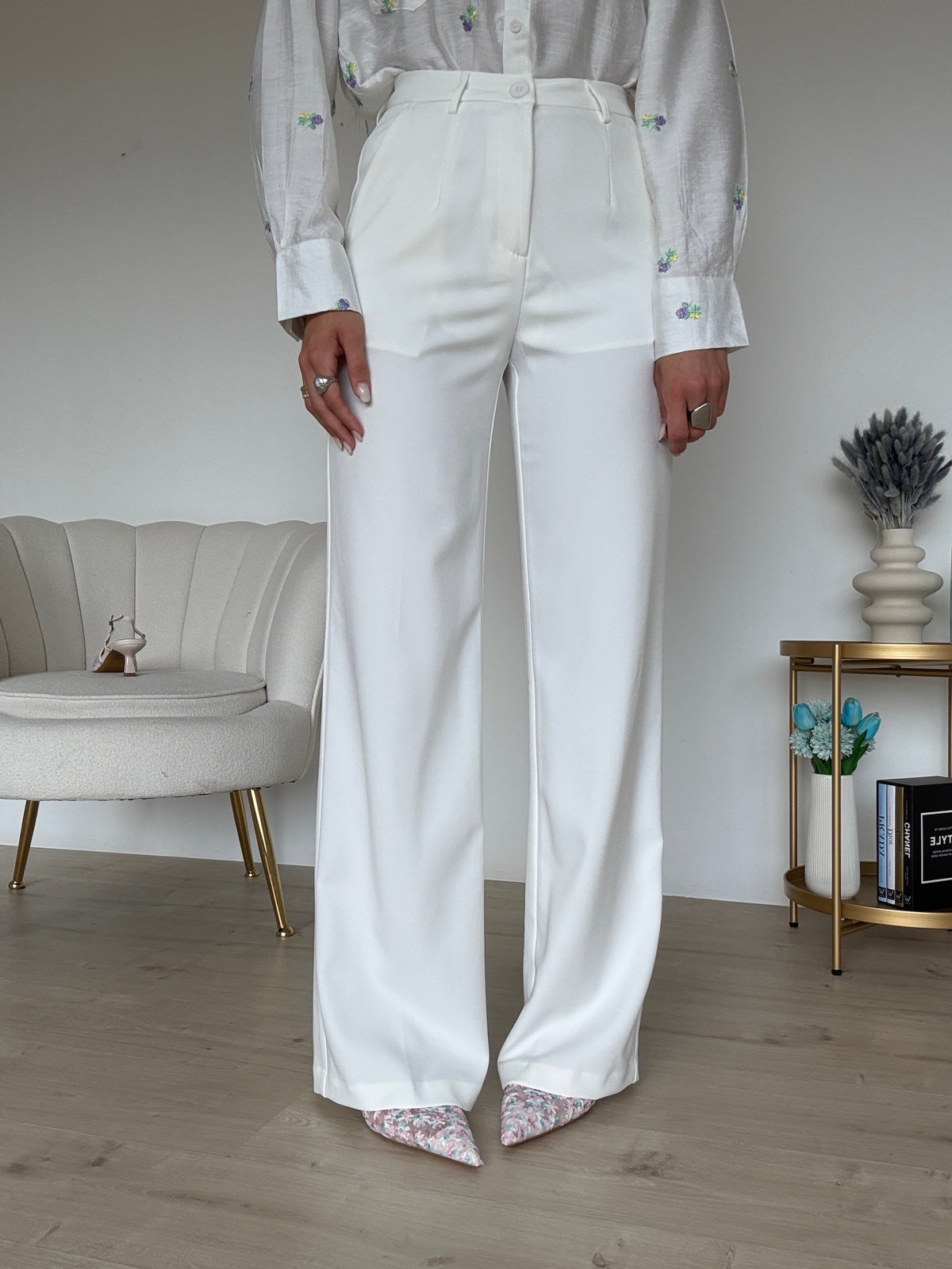 VS90002-5-PANTALONE PALAZZO STYLE MILK