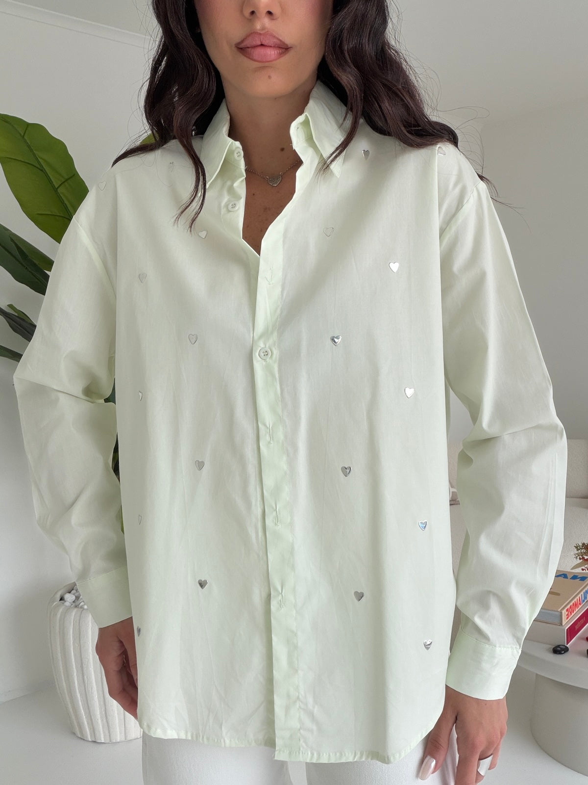 G67270-CAMICIA AMORE MINT