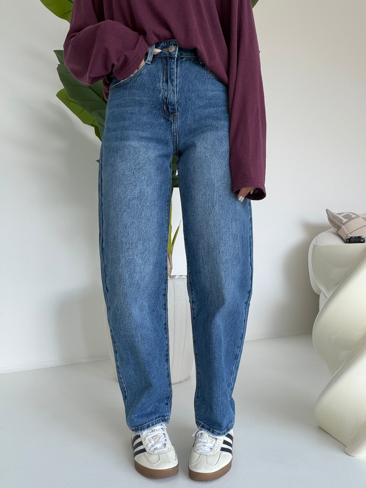 Y16106-JEANS BARREL YURI
