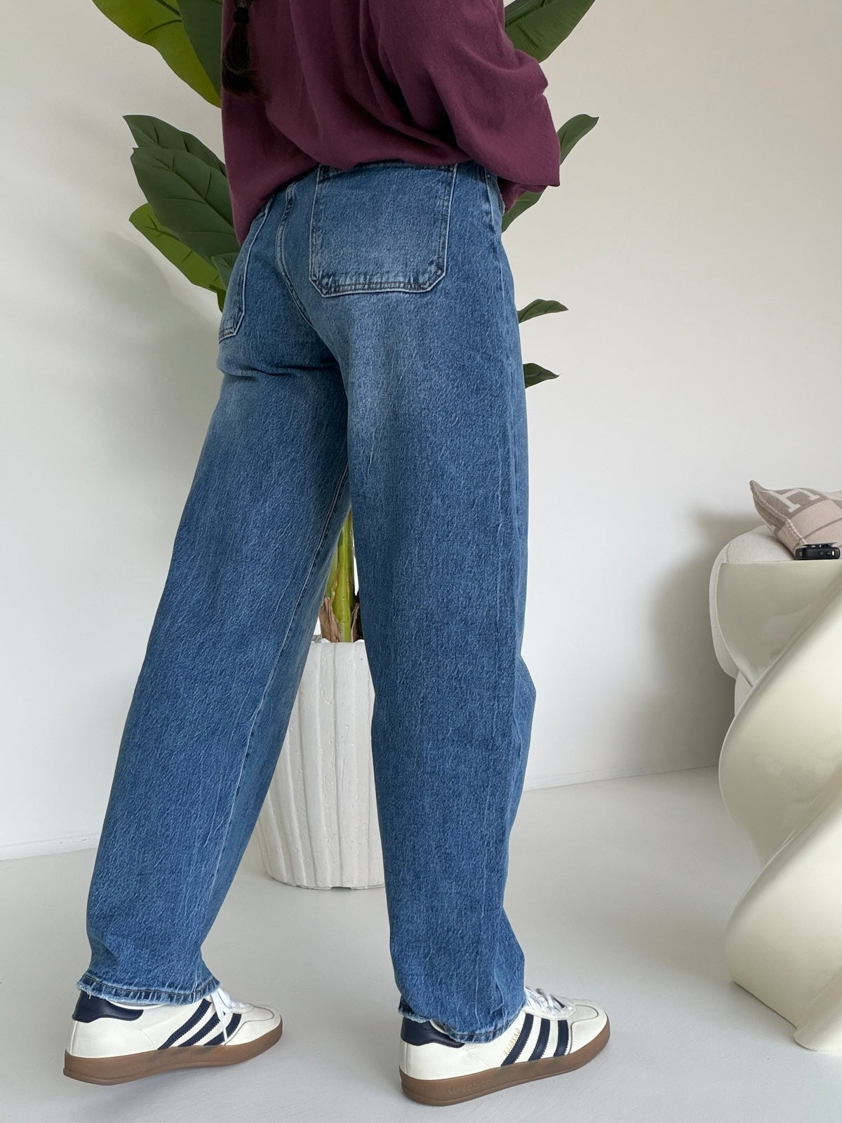 Y16106-JEANS BARREL YURI