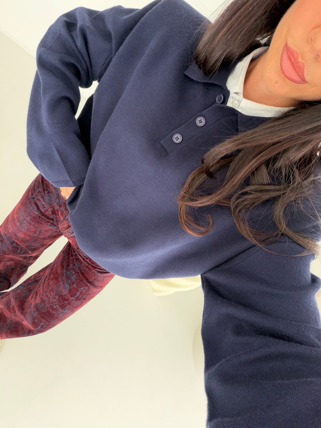 5557-POLO YALE NAVY
