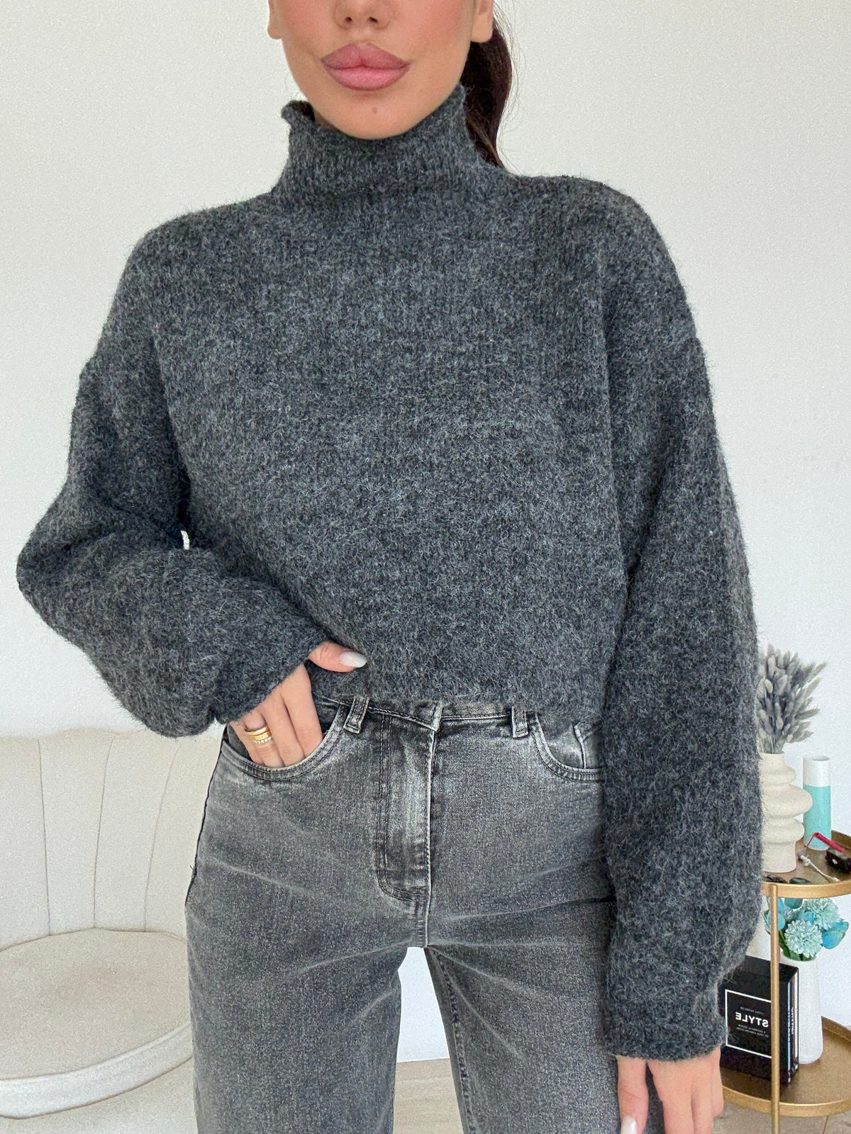 YHC7066-PULL WINTER GREY