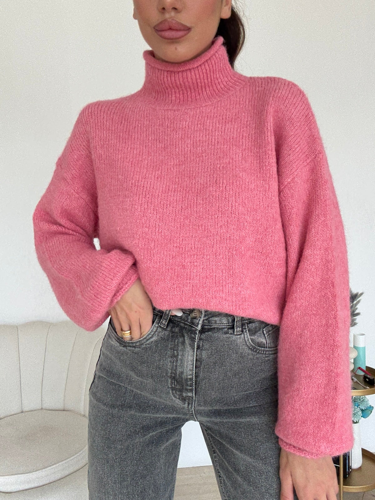 YHC7066-PULL WINTER PINK