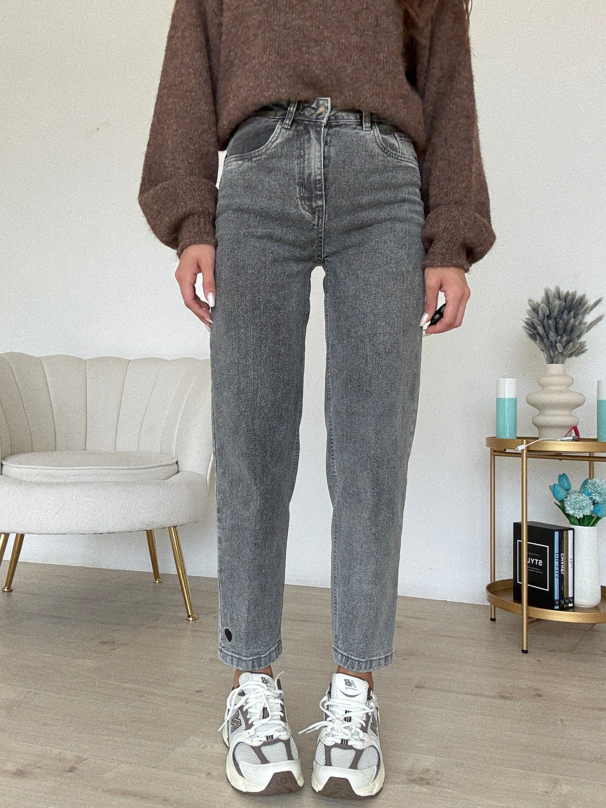 KT740-2-JEANS MOM MADISON GREY