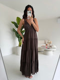 ABITO GRETA DARK CHOCO