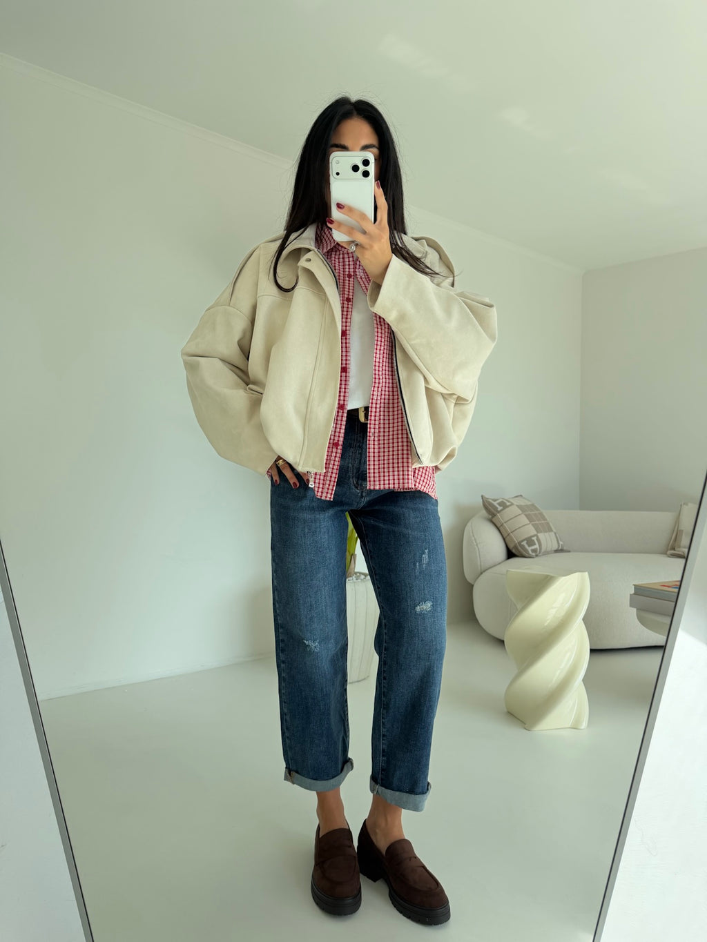 A2736-BOMBER SUEDE BURRO