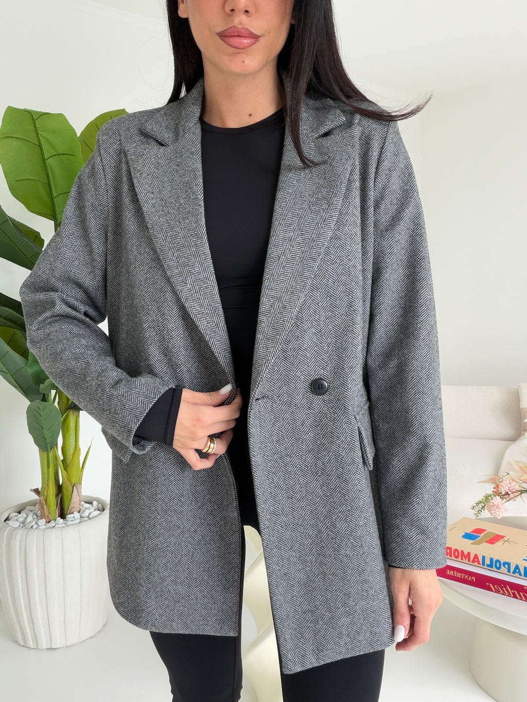 BLAZER CHERIE GREY
