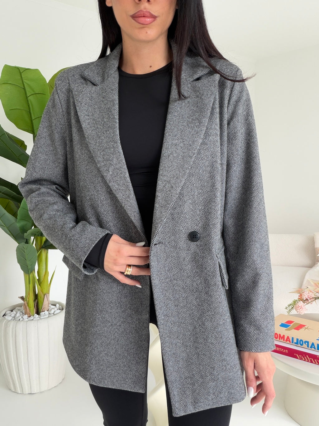 BLAZER CHERIE GREY