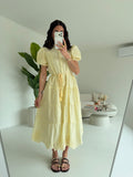 G67357-CHEMISIER HOLIDAYS YELLOW