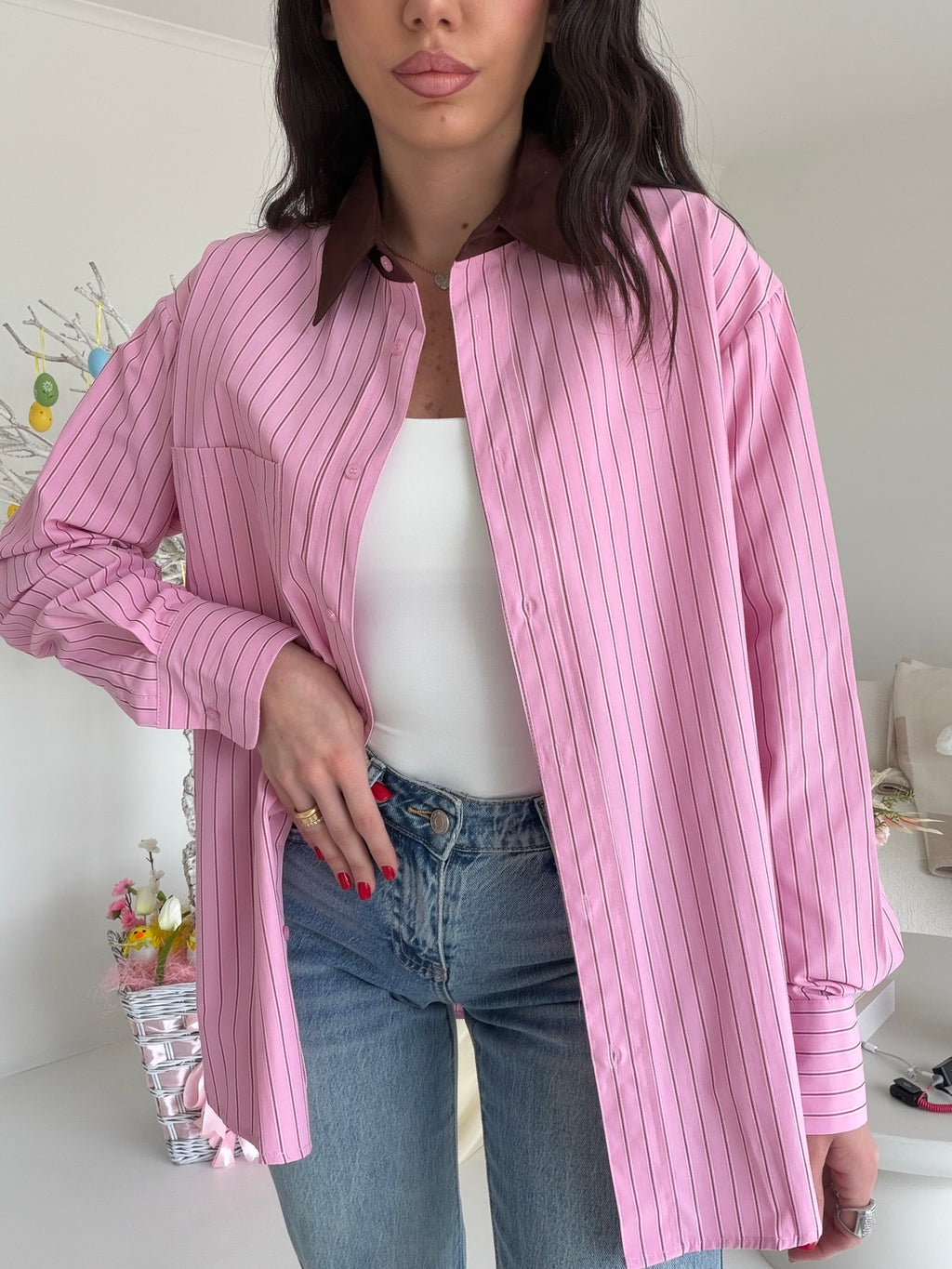 CH5073-CAMICIA DAIANA PINK