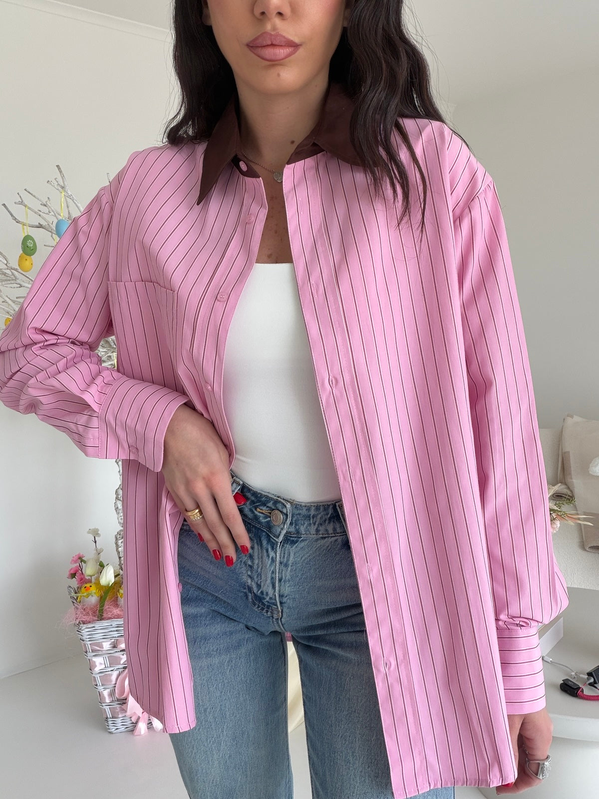 CH5073-CAMICIA DAIANA PINK